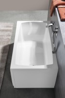 Sapho Polysan Lily 140x70 cm egyenes akril kád 