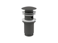 Alcaplast Click-clack mosdóleeresztő Gun Metal, fegyverszürke színben