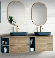 Coycama Soul Gold ovális, elforgatható tükör 55x80 cm