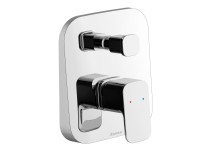 Ravak 10° Free falba süllyesztett 2 funkciós csaptelep, zuhanyváltóval, króm, R-BOX-hoz TD F 065.00