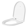 Duravit Durastyle No.1 lecsapódásmentes WC ülőke, nemesacél zsanérral