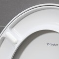 Duravit Durastyle No.1 Compact lecsapódásmentes WC ülőke, nemesacél zsanérral