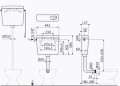 Alcaplast A930-H UNI DUAL műanyag WC tartály