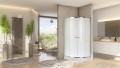 Niagara Wellness Lotus Frost  90x90x190 cm íves zuhanykabin